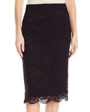 Nanette lepore Stretch Lace Pencil Skirt