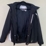 Spyder B&W Ski/Snowboard Jacket - black white Size 14