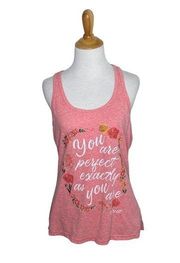 Ariat Pink You Are Perfect Exactly As You Are Tank Top. Size Small.