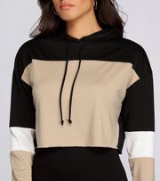 (FREE W ANY PURCHASE) Color-block Hoodie