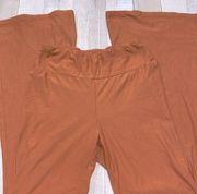 NOBO orange flare yoga pants size 7-9 juniors