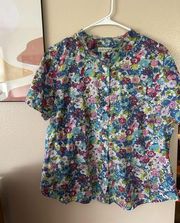 Vintage Orvis Floral Liberty Blouse