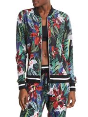 💕💕 Tropical Floral Bomber Jacket