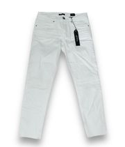 By Unionbay White High Rise Raw Hem Jeans