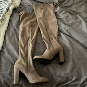 Target Women’s tan suede knee high boots