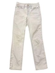 Athleta sculptex light wash straight leg jeans size 0