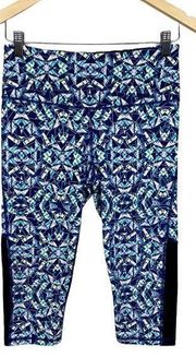 Victoria's Secret VSX‎ Victoria Secret Sport Capri Leggings Geometric Printed Stretch Yoga