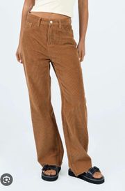 Princess Polly NWT Kalinda Tan Corduroy Tan Pants