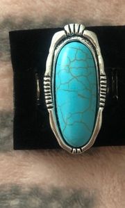 Turquoise Cracklestone Ring