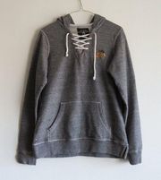 Chicago Blackhawks Women’s Sweatshirt Hood Top Dark Gray Top M