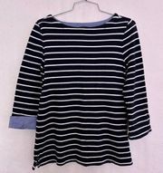 4/$25 Nautica small women’s striped shirt 98