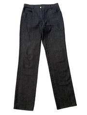 W by Worth dark wash black denim jeans size 6