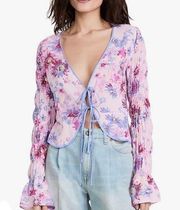NWT  Venice Printed Open Front Top