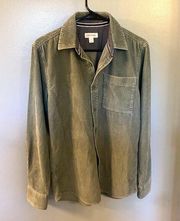 NWT Sun+Stone Corduroy Shirt Light Green Size S