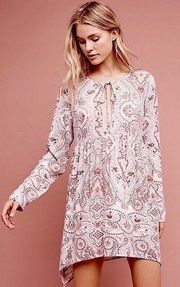 Anthropologie Lilka Chemise Sleep Gown Lounge Dress | Paisley | Small