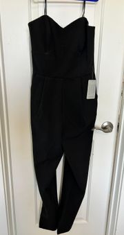 Strapless Slim Leg Jumpsuit