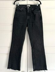 Agolde Vintage High Rise Boot Cut Raw Hem, size 28