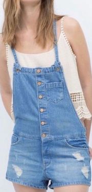 ZARA TRF vintage denim collection romper/overalls