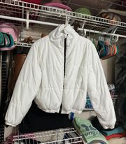 White Puffer Jacket 