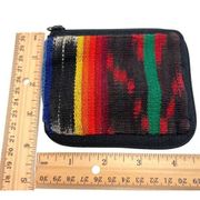 Cotton Colorful Zippered Wallet 4 1/2" x 4 " A450/4