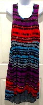 Allison Brittney HiLo Maxi Tie Dye Size M