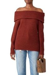C/Meo Collective Distances Knit Sweater in Burnt Red Large