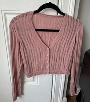 Button Down Knit Cardigan