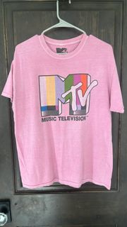 MTV Brand MTV Music Television Logo T-shirt