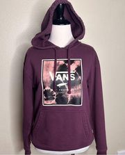 vans spiraling box plum hoodie