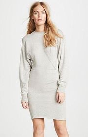 Isabel Etoile’ Marant Sweatshirt Mini Dress Size 38 in Off White Heather