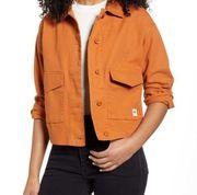 Vans Burnt Orange Callahan Shirt Jacket Shacket Canvas Cotton Small Fall