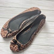 Gap  Women's Animal Print Bow Style Ballet Flats Sz 7