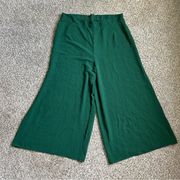 🦋 Green Wide Leg Trouser Pants XL St. Patty’s Day St. Patrick’s Comfy Casual