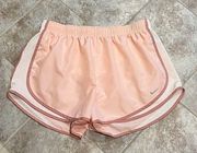 NEW Nike Dri Fit Tempo Shorts Lined Guava Ice Large Peach Light Pink White