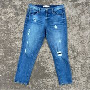 Gap Best Girlfriend distressed front jeans 29R