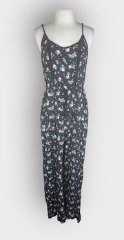 Xhilaration Floral Boho Jumpsuit Sleeveless | Medium