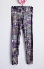 Terez Heathered Green Camo‎ Leggings