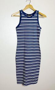 SALE! Navy Striped  Tank Dress Size XS NWT