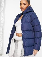 INDIGO PUFFER JACKET