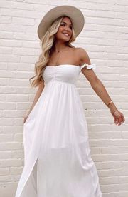 Lane201 White Maxi Dress