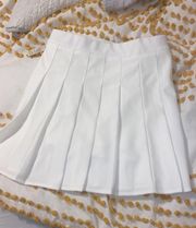 White Tennis Skirt