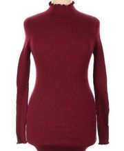 Shinestar size XLarge merlot ribbed sweater dress