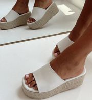 White Platform Sandals