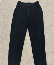 Bongo Black High Waisted Straight Leg Jeans