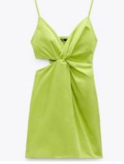 Green  Cutout Dress