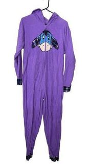 Disney Eeyore Donkey Size 16 Hooded Costume Pajamas PJ Sleepwear