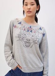 Luna Mercantile Co. Tiger Graphic Sweatshirt