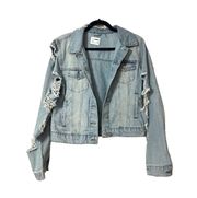 Ripped Jean Jacket