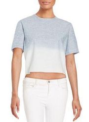 Ray & Bone Ombré Cropped Top In Grimsby Ombre - Size Small