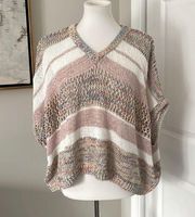 Cute and Trendy Brand New Anthropologie Multicolored Knit Sweater Vest